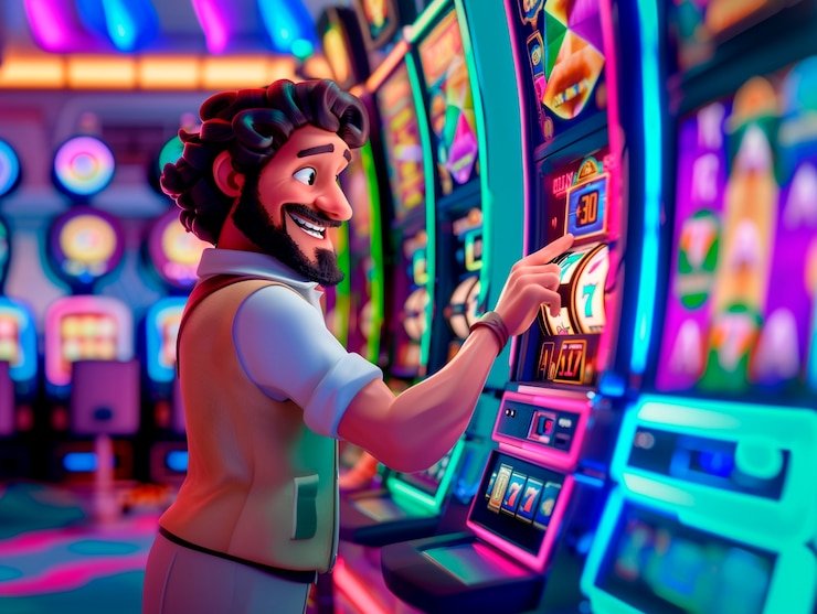Layar dashboard arcade games di aplikasi mobile microgaming